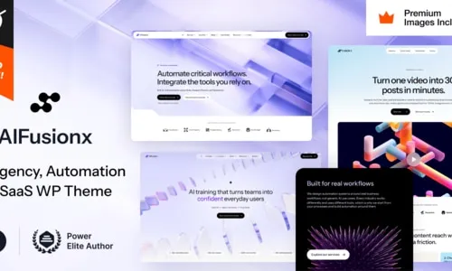 AI FusionX – AI Agency Tech & SaaS WordPress Theme