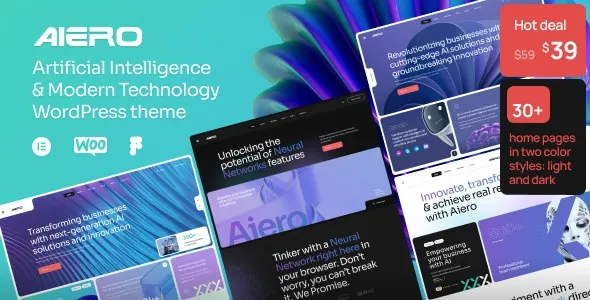 Aiero - AI Agency & Technology WordPress Theme