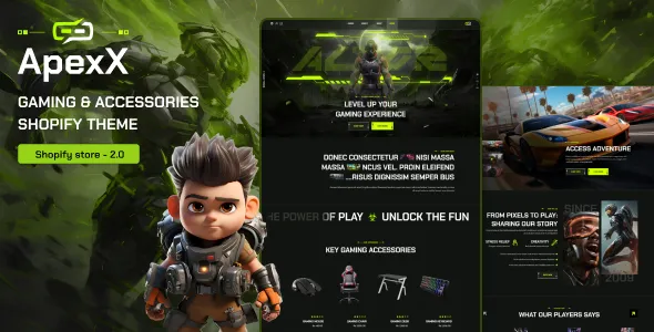 |ApexX - Esports & Gaming Store Shopify Theme