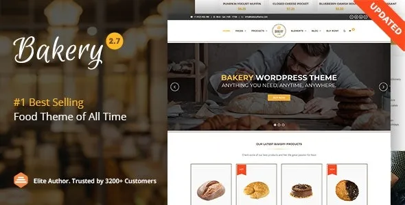 Bakery – WordPress Cake & Food Theme
