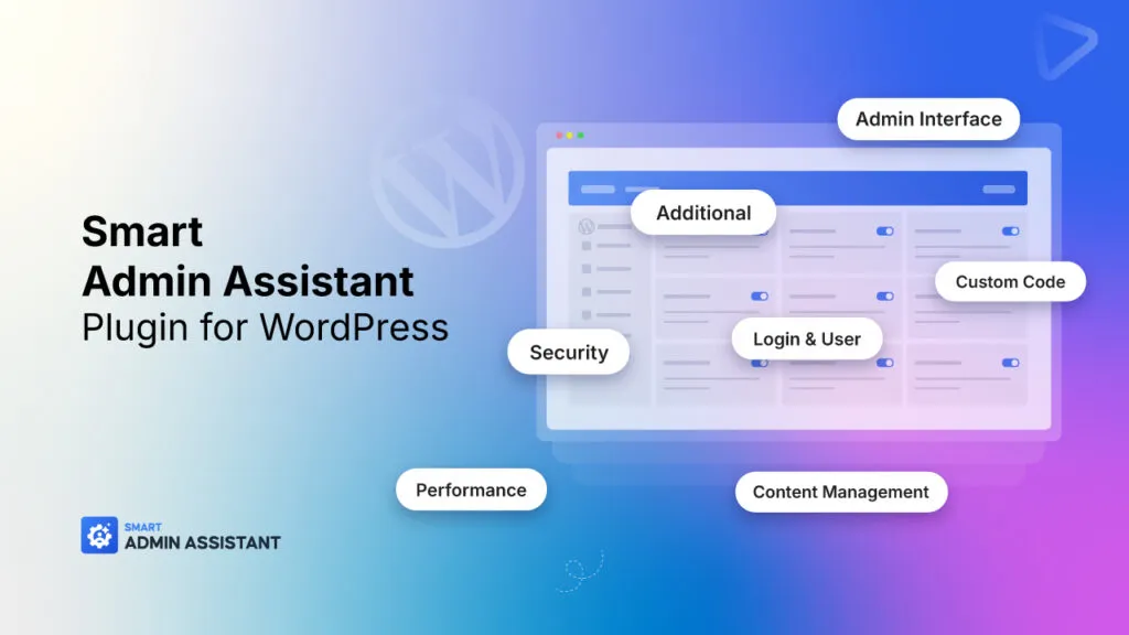 BdThemes Smart Admin Assistant Pro