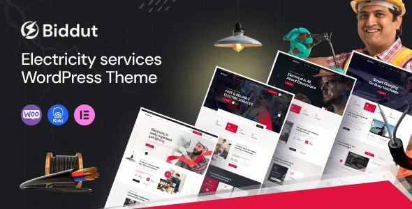 Biddut - Electricity Services WordPress Theme