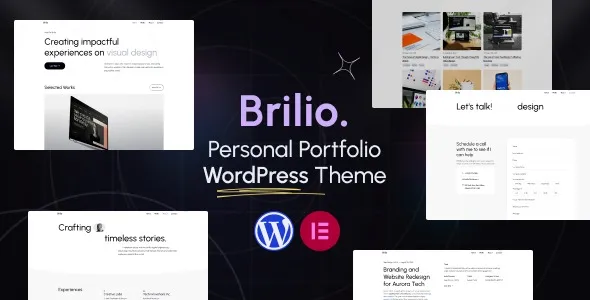 Brilio – Personal Portfolio WordPress Theme