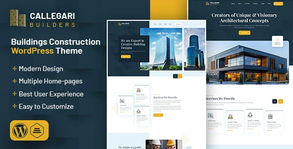 Callegari Builders – Buildings Construction WordPress Theme