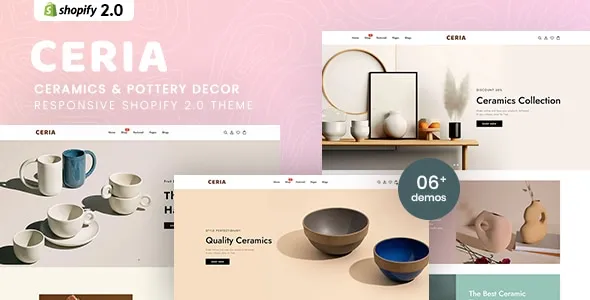 Ceria - Ceramics & Pottery Decor Responsive Shopify 2.0 Theme|Ceria - Ceramics & Pottery Decor Responsive Shopify 2.0 Theme
