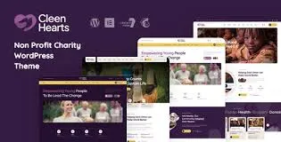 Cleenhearts – Non Profit Charity WordPress Theme