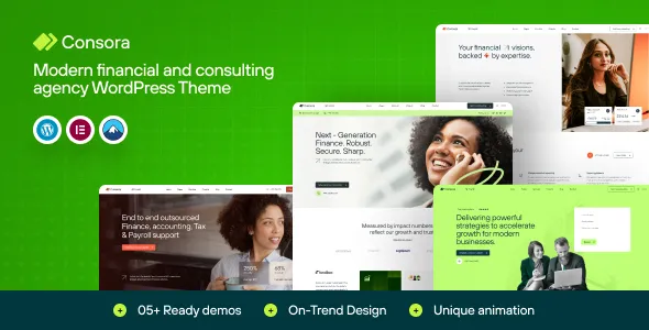 Consora – Business Finance & Consulting WordPress Theme