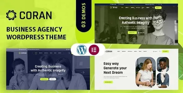 Coran 1.0.3 – Business Agency WordPress Theme