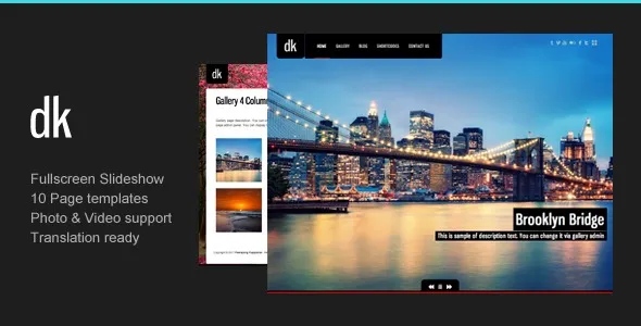 DK Photography WordPress|