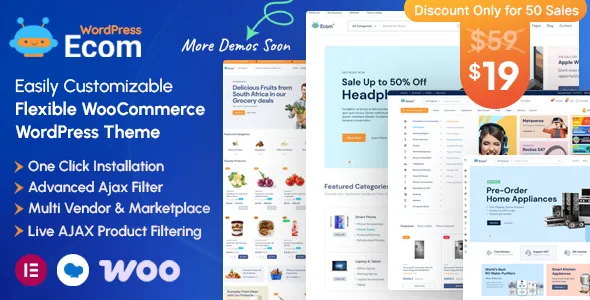 Ecom - Multipurpose WooCommerce WordPress Theme|Petshop – Multipurpose E-commerce Shopify Template