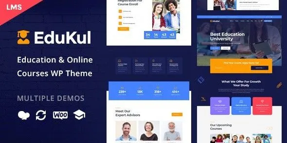 Edukul - Online Courses WordPress Theme