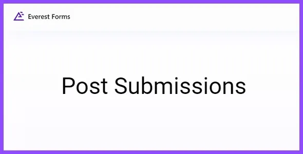 Everest Forms Post Submissions