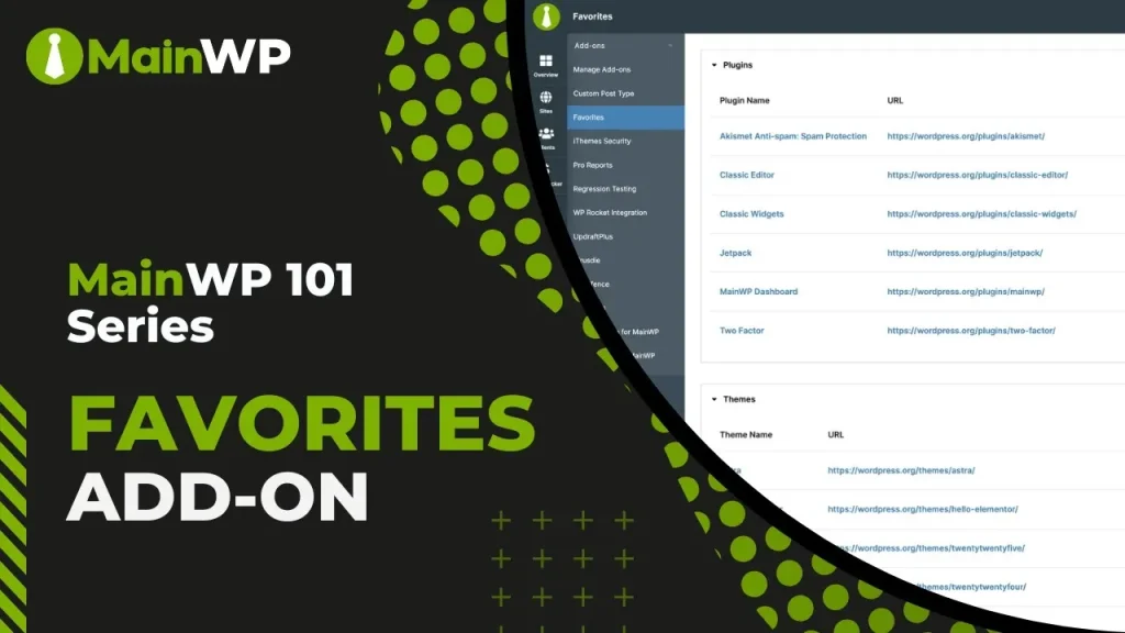 Favorites Extension