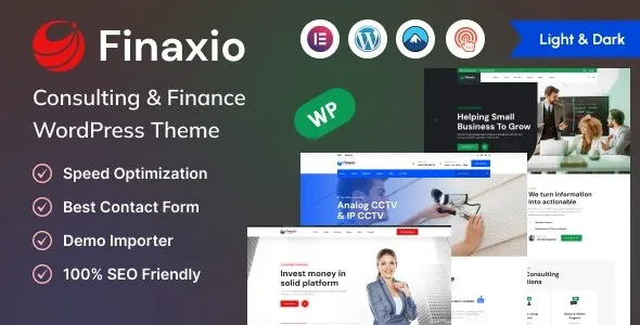 Finaxio - Consulting & Finance WordPress Theme