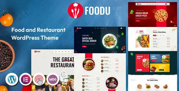 Foodu - Food & Restaurant WordPress Theme