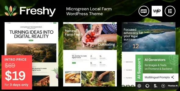 Freshy – Microgreen Local Farm WordPress Theme|Kings & Queens – Historical Reenactment WordPress Theme