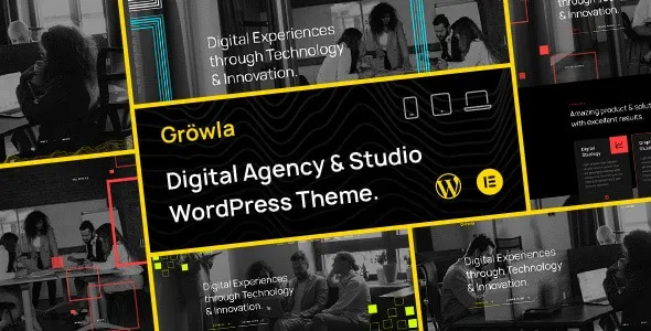 Gröwla– Digital Agency & Studio WordPress Theme