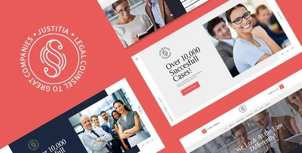 Justitia – Multiskin Lawyer & Legal Adviser WordPress Theme