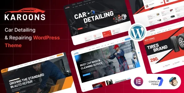 Karoons – Car Detailing & Repair WordPress Theme