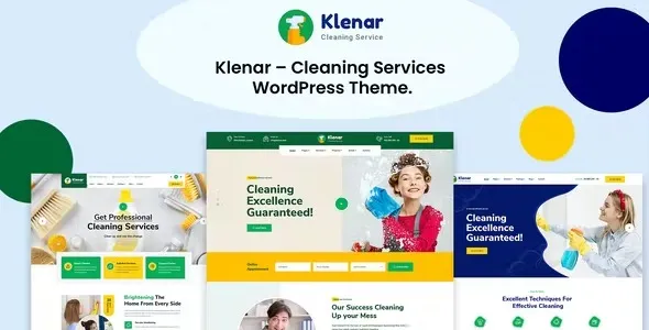 Klenar - Cleaning Services WordPress Theme + RTL
