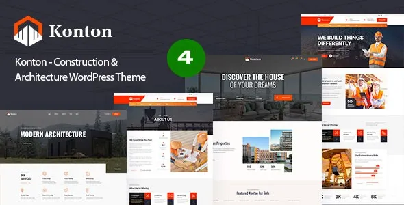 Konton 1.0.3 – Construction & Architecture WordPress Theme