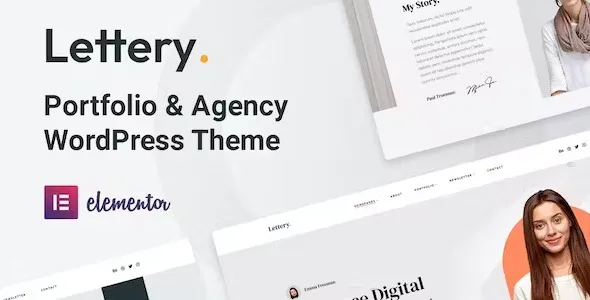Lettery – Elementor Portfolio Agency Theme|Lettery – Digital Marketing Agency WordPress Theme