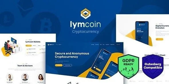 Lymcoin - Cryptocurrency & ICO WordPress Theme