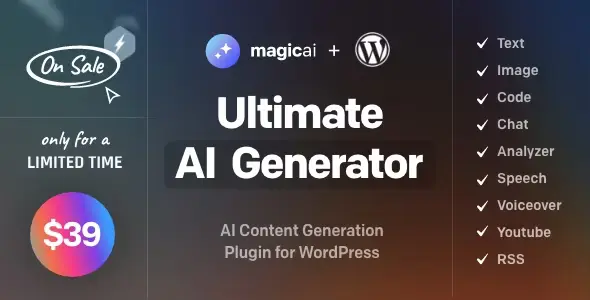 MagicAI for WordPress AI Text
