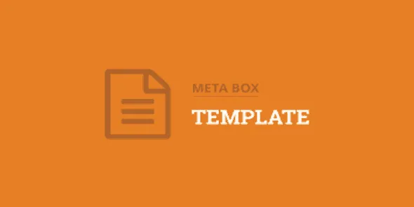 Meta Box Template
