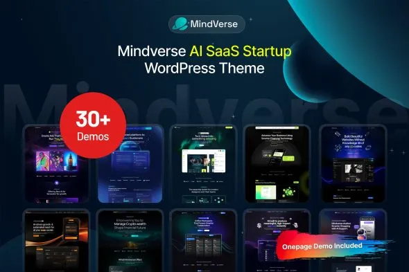 Mindverse - SaaS & AI Startup WordPress Theme