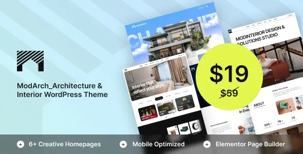 ModArch- Architecture & Interior WordPress Theme