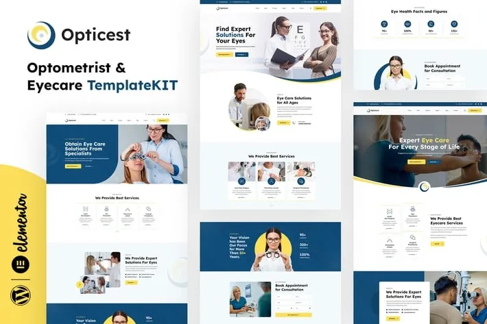 Opticest - Optometrist & Eyecare WordPress Theme