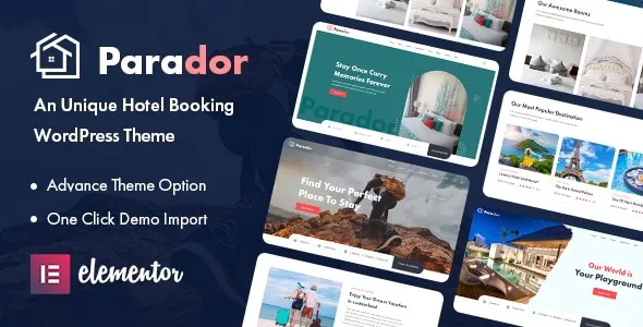 Parador – Hotel Booking WordPress Theme|Arkito - Architecture WordPress Theme