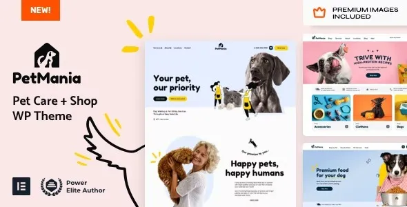 PetMania 7.6 – Pet Care & Shop|Solar Sure Renewable Energy Business Elementor Template Kit