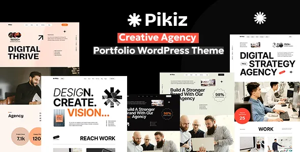 Pikiz – Creative Agency Portfolio WordPress Theme