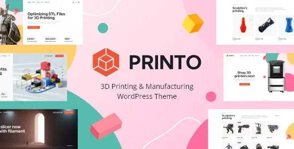 Printo – 3D Printing & Manufacturing WordPress Theme