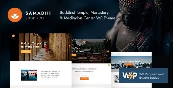 Samadhi – Oriental Buddhist Temple WordPress Theme