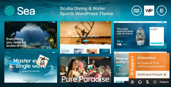 Sea - Scuba Diving & Water Sports WordPress Theme
