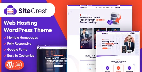 SiteCrest – Web Hosting WordPress & WHMCS Theme
