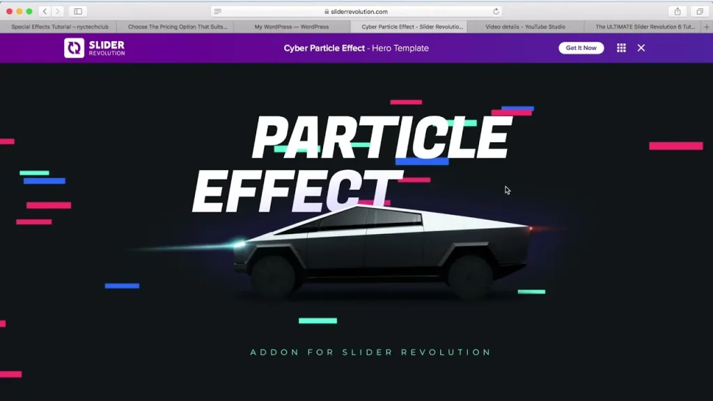 Slider Revolution Add-On Particles|
