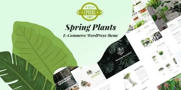 Spring Plants – Gardening & Houseplants WordPress Theme