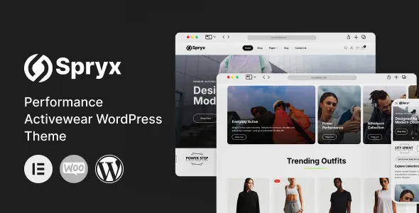 Spryx – Performance Activewear WordPress Theme