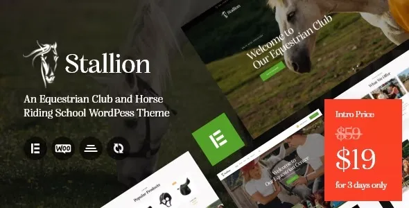 Stallion – An Equestrian Club and Horse Riding School WordPess Theme