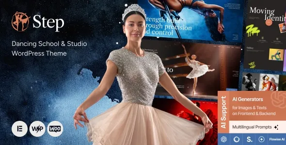 Step – Dancing School & Studio WordPress Theme