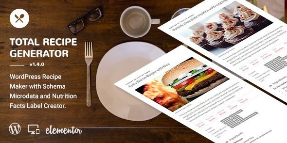 Total Recipe Generator - WordPress Recipe Maker with Schema and Nutrition Facts