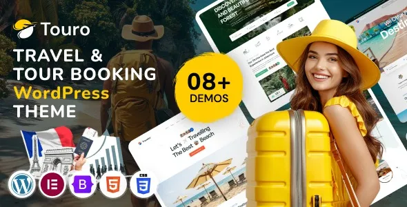 Touro – Travel & Tour Booking Agency WordPress Theme