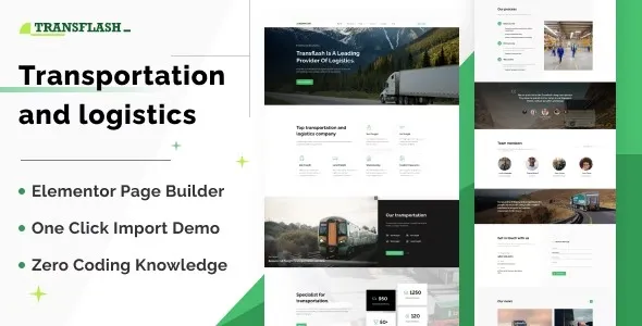 Transflash 1.1.0 – Transportation and Logistics WordPress Theme