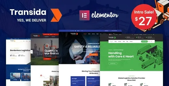 Transida – Logistics WordPress Theme