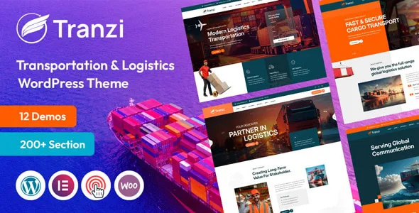 Tranzi – Transportation & Logistics WordPress Theme