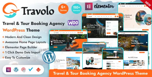Travolo - Travel & Tour Booking WordPress Theme